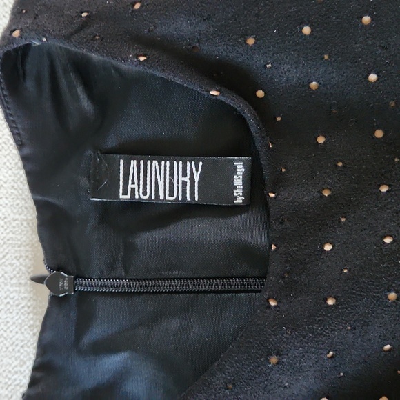 Laundry by Shelli Segal Black Cocktail Dress Sz 4 - Picture 3 of 7